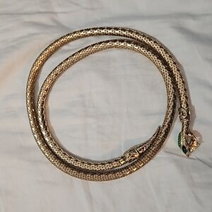 Whiting & Davis snake necklace
